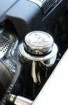 E21708 Cover-Power Steering Reservoir-Polished-Stainless Steel-With Cap-ZR1-09-13