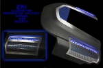 Click Here For Full Product Info E21710 Side Inserts-Engine Shroud-Perforated-Stainless Steel-W/ Blue LED-ZR1-Pair-09-13