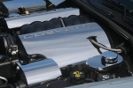Click Here For Full Product Info E21767 Cover-Fuel Rail-Polished-Stainless Steel-w/ Corvette Lettering-LS2-Pair-05-07