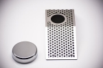 Click Here For Full Product Info E21772 Cover-Power Steering Reservoir-Perforated-Stainless Steel-With Cap-LS3 or LS7-09-13