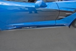 E21822 Side Skirts-Stainless Steel-W/ Carbon Fiber C7 Corvette Script-Pair-14-17