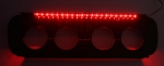 Click Here For Full Product Info E21828 Panel-Exhaust-Stock Exhaust-Black Stealth-Stainless Steel-With Red LED-14-17