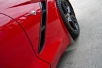 Click Here For Full Product Info E21852 Mud Guards-Polished-Stainless Steel-W/ Carbon Fiber Backing-Z06-4 pieces-15-17