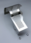 Click Here For Full Product Info E21896 Cover-Alternator-Perforated-Stainless Steel-14-17