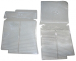 Click Here For Full Product Info E2596 MAT SET-FLOOR-CLEAR RUBBER-WITH CROSS FLAGS LOGO-PAIR-68-82