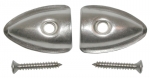 E2846 TIP SET-CONVERTIBLE-SOFT TOP-WIRE ON-ORIGINAL CHROME-PAIR-53-75