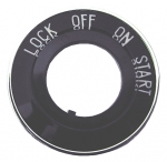 Click Here For Full Product Info E3437 BEZEL-IGNITION SWITCH-WITH CHROME BACKPLATE-USA--56-57E