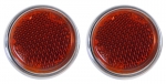 Click Here For Full Product Info E3529 REFLECTOR KIT-REAR-INCLUDES REFLECTORS-2 BEZELS & HARDWARE-PAIR-USA-58-60