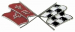 E3536 EMBLEM-FRONT-CROSS FLAG-68-72