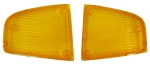 Click Here For Full Product Info E3806 LENS-PARKING LAMP-AMBER-USA-PAIR-72