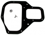 Click Here For Full Product Info E4089 PLATE-SHIFT BOOT NUT-WITH RIVETS-UNDER FIBERGLASS-64-67