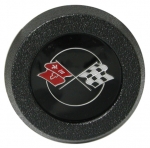 E6040 BUTTON ASSEMBLY-HORN-WITHOUT TILT AND TELESCOPIC-BLACK UPPER CORNER FLAG-68 ALL-68-75