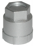 Click Here For Full Product Info E6118 CAP-WHEEL-LUG NUT COVER-SILVER-EACH-90-96