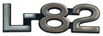 Click Here For Full Product Info E6327 EMBLEM-FRONT SIDE FENDER-L82-USA-EACH-80