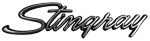 Click Here For Full Product Info E6809 EMBLEM-FRONT SIDE FENDER-STINGRAY-USA-EACH-69-73