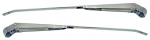 E7510 ARM SET-WINDSHIELD WIPER-REPLACEMENT-POLISHED FINISH-PAIR-63-67