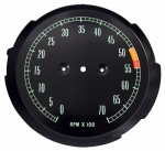 Click Here For Full Product Info E7832 FACE-TACHOMETER-5300 REDLINE-65-67