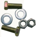 Click Here For Full Product Info E8075 BOLT, NUT AND WASHER SET-TRANSMISSION MOUNT BRACKET-6 PIECES-63-67