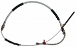 E23511 CABLE-EMERGENCY BRAKE-REAR-STAINLESS STEEL-EACH-56-62