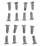 E8461 SCREW SET-HEADLAMP HOUSING PIVOT SHAFT--ZINC-16 PIECES-63-67