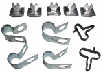 Click Here For Full Product Info E8806 CLIP SET-BRAKE AND FUEL LINE-WITH CORRECT NOS HORSESHOE CLIPS-11 CLIPS-58-62
