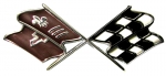 Click Here For Full Product Info E8821 EMBLEM-FRONT-CROSS FLAG-USA-67
