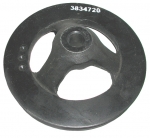 E8851 PULLEY-POWER STEERING PUMP-327-350-SINGLE GROOVE-CAST-65-74