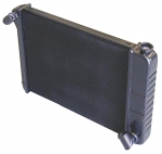 E8946B RADIATOR-ALUMINUM-DIRECT FIT-BLACK ICE FINISH-BIG BLOCK 66-68-SMALL BLOCK WITH MANUAL TRANS-68