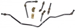 E9089 LINE SETS-FUEL-PUMP TO CARBURETOR-STEEL TUBING-400,435-5 LINES-2 Y BLKS-67