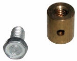 Click Here For Full Product Info E9304 STOP AND SCREW-HOOD RELEASE CABLE-DECKLID-BRASS-EACH-63-82
