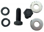 E9825 BOLT SET-TRANSMISSION MOUNT TO BRACKET-WITH WASHERS AND SPACERS-6 PIECES-63-67