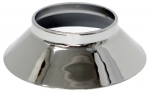 EC119 CONE-ALUMINUM KNOCK OFF WHEEL-WITH OUT BEAD AT TOP OF CONE-CHROME PLATED FINISH-USA-EACH-63
