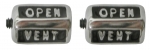 Click Here For Full Product Info EC197 KNOB-VENT-NON AIR CONDITIONING-USA-PAIR-68L