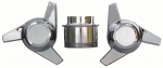 Click Here For Full Product Info EC271S SPINNER KIT-SWEPT EAR-4 SPINNERS-2 LEFT AND 2 RIGHT-4 ADAPTORS-MOUNTING KIT AND INSTRUCTIONS-84-87