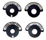 Click Here For Full Product Info EC736 PLATE SET-DASH CONTROL-WITH OUT AIR CONDITIONING-4 PIECES-64