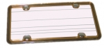 Click Here For Full Product Info EC813 FRAME-LICENSE-AUTOCROSS-GOLD WITH SEALED LENS