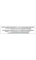 13034 DECAL-COOLING SYSTEM WARNING-64-66E