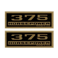 13047 DECAL KIT-VALVE COVER HORSEPOWER-375 H.P.-MYLAR REPLACEMENT-2 PIECES-64-65