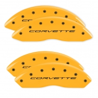 E25230 COVER SET-BRAKE CALIPER-CORVETTE ENGRAVED-20-26