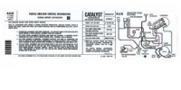 13658 DECAL-EMISSIONS-CODE AUD-ALL FEDERAL WITH AUTOMATIC TRANSMISSION-81
