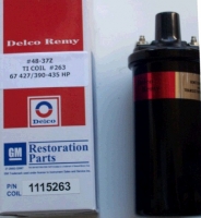 14137H DISCONTINUED-Coil,Delco 263, W-TI BB 67