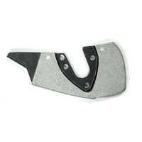 4753LH END PLATE-HEADLAMP-INNER-WITH ATTACHED FIBERGLASS-LEFT-NOS-63-67