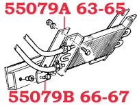 55079A BRACKET-AUTOMATIC TRANSMISSION COOLER-327-PAIR-63-65