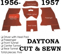 E5978 CARPET SET-COMPLETE-DAYTONA-CORRECT REPLACEMENT-56-57