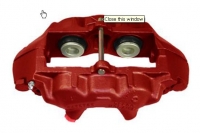 E12817LF CALIPER-BRAKE-FRONT-LEFT-REBUILT-LIP SEAL-RED-65-82