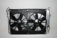 E11625 RADIATOR AND FAN COMBINATION-AUTO-SB TO BB UP GRADE-63-65