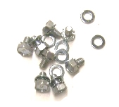 E11648 SCREW AND WASHER SET-PLUG SHIELDS-8 EACH-65-66