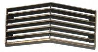 E12412 GRILLE-FRONT-CENTER-WITH CHROME EDGE-73