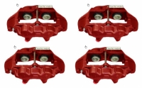E12817S CALIPER SET-BRAKE-REBUILT-RED-LIP SEAL-4 PIECES-65-82