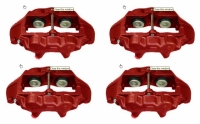 E12817S CALIPER SET-BRAKE-REBUILT-RED-LIP SEAL-4 PIECES-65-82